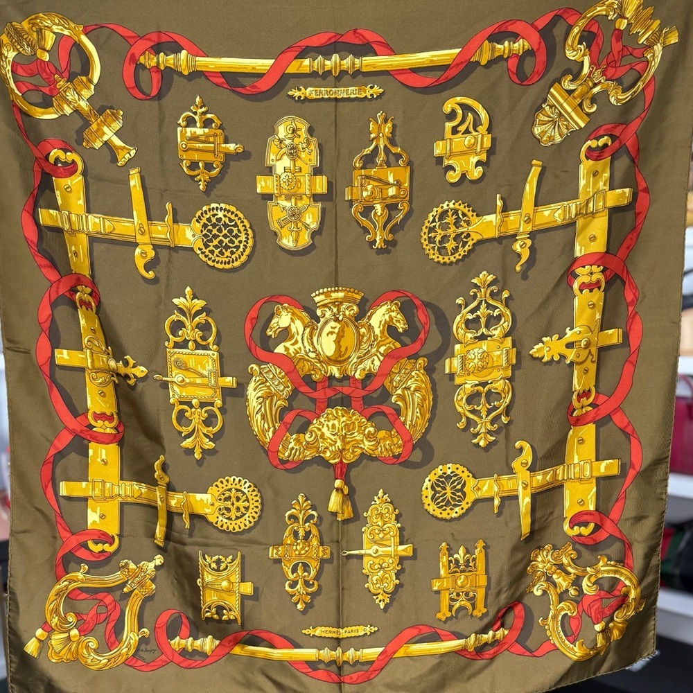 Hermes Silk Scarf